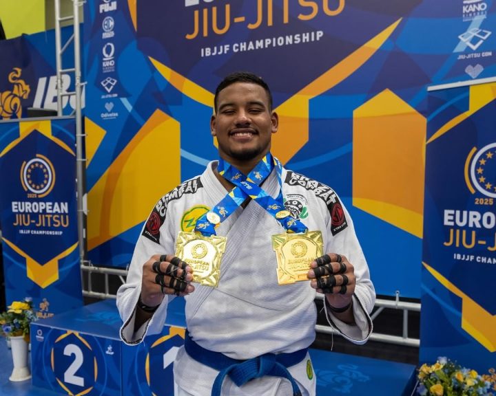 Atleta do RN conquista ouro no Europeu de Jiu-Jitsu em Portugal